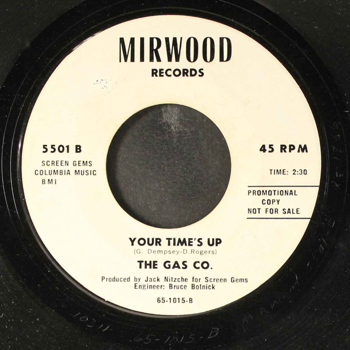 blow your mind / your time's up by GAS CO.