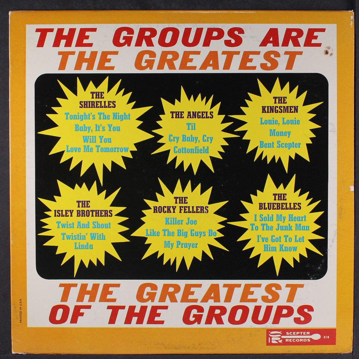 the groups are the greatest by VARIOUS