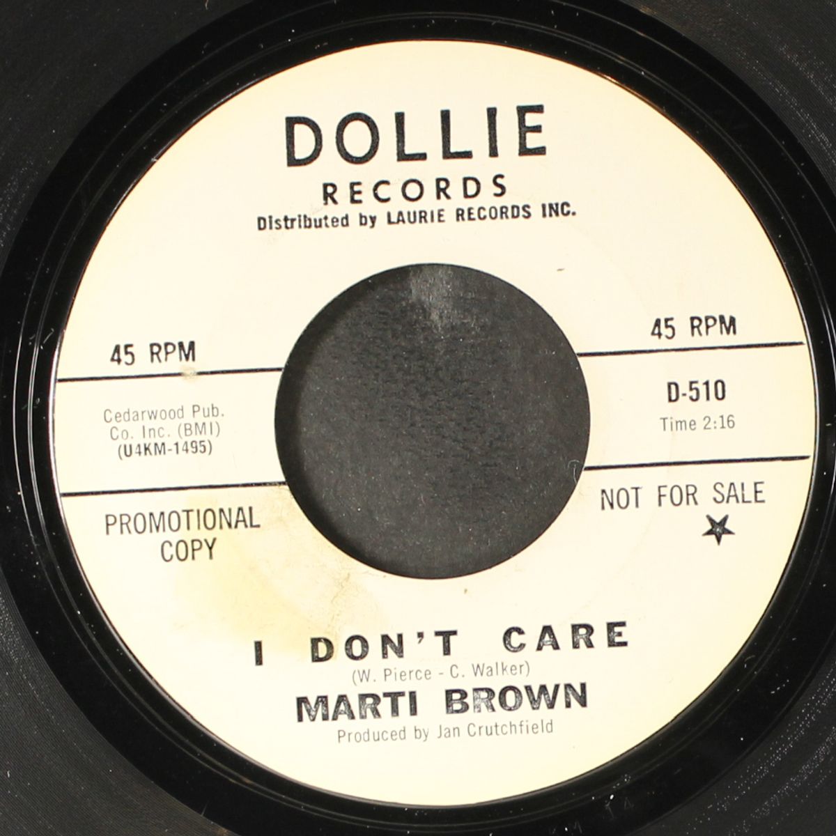 i don't care / overdue by MARTI BROWN