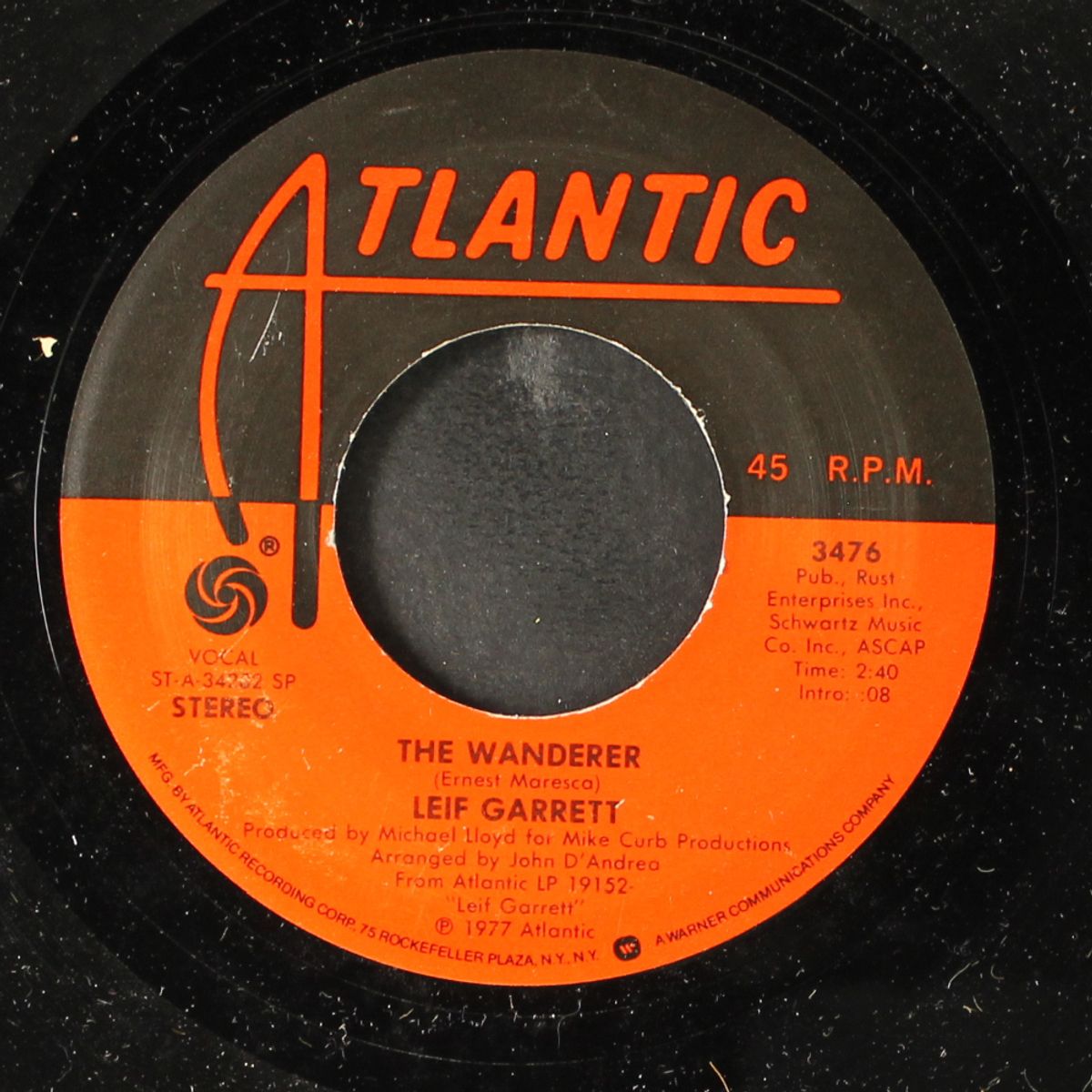 the wanderer / love on the run by LEIF GARRETT