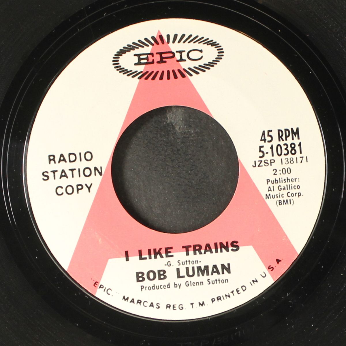 i like trains by BOB LUMAN
