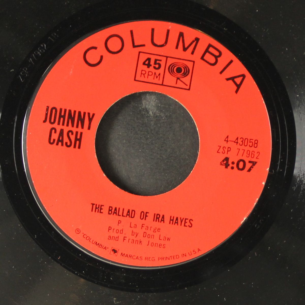 bad news / ballad of ira hayes by JOHNNY CASH
