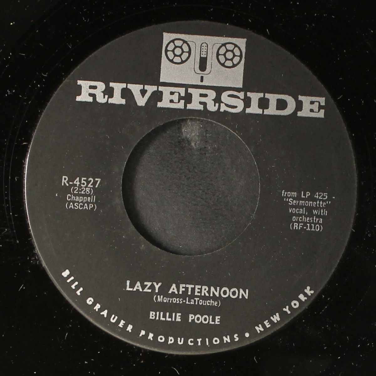 i'll drown in my own tears / lazy afternoon by BILLIE POOLE