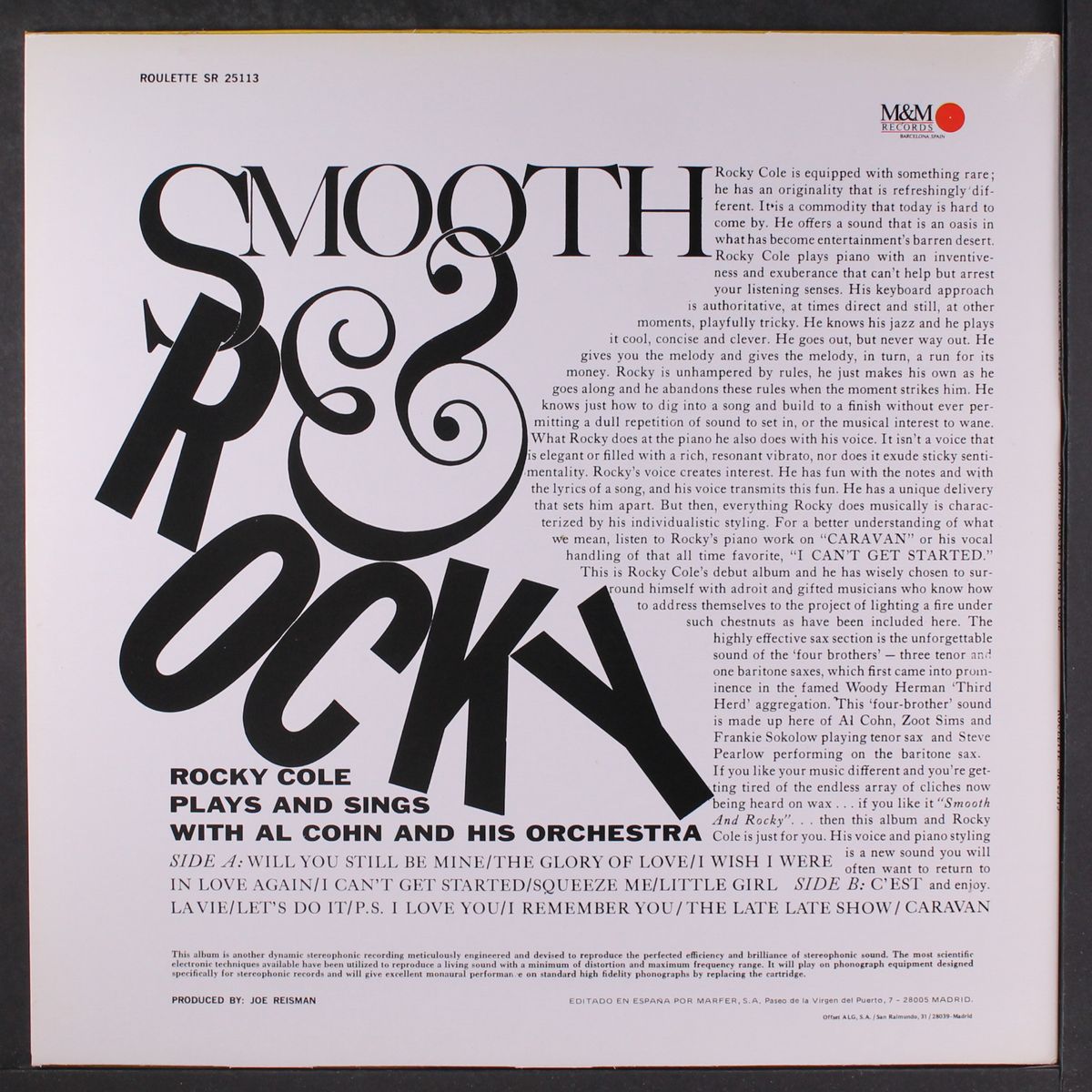 smooth and rocky by ROCKY COLE