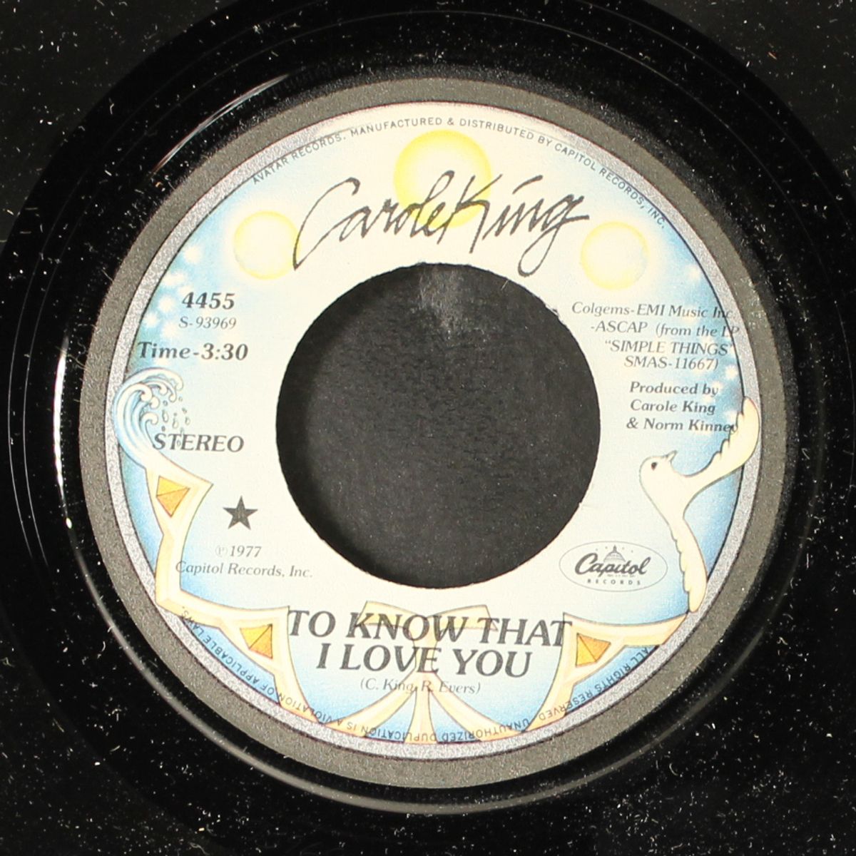 hard rock cafe / to know that i love you by CAROLE KING