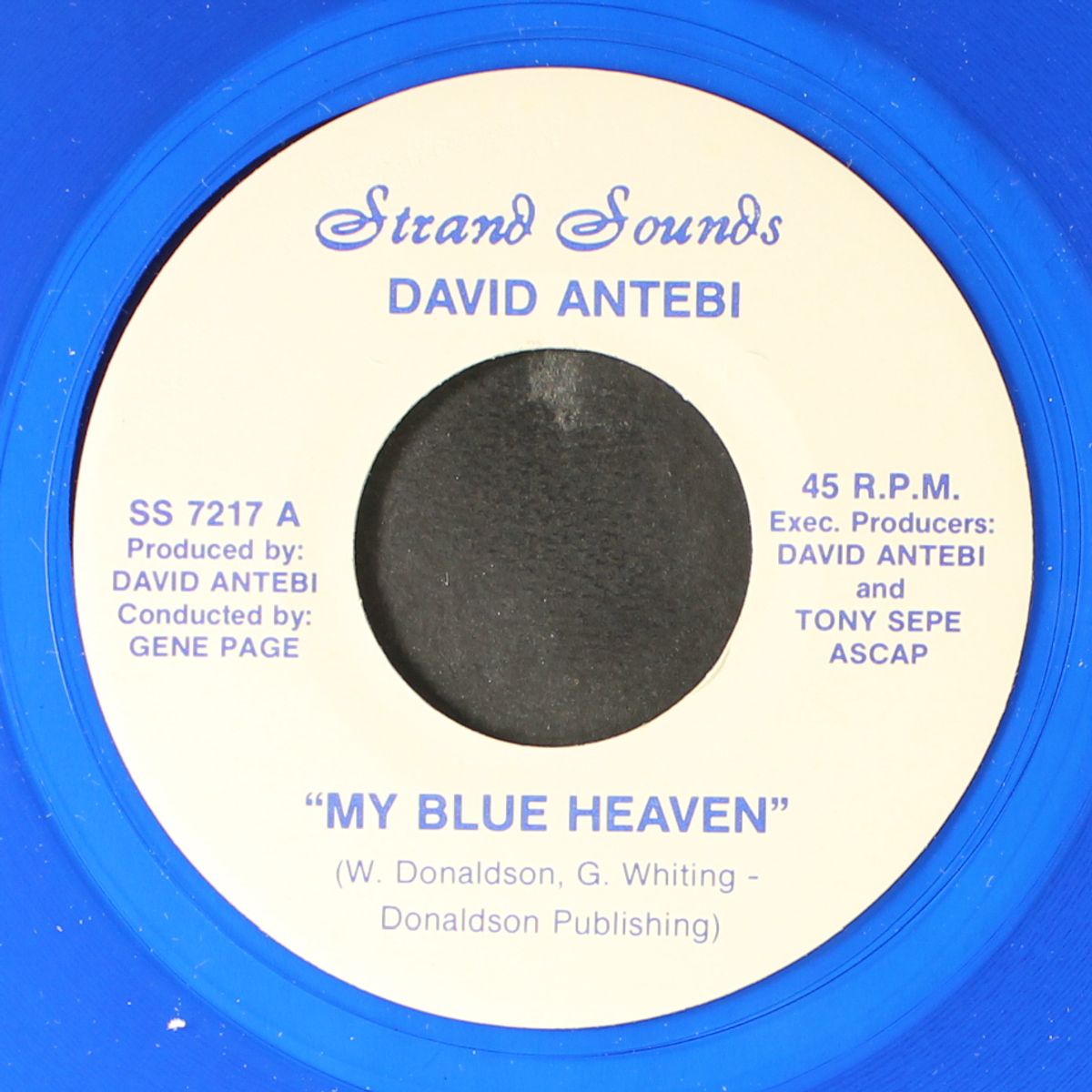 my blue heaven / why i sing the blues by DAVID ANTEBI / ERROL DIXON