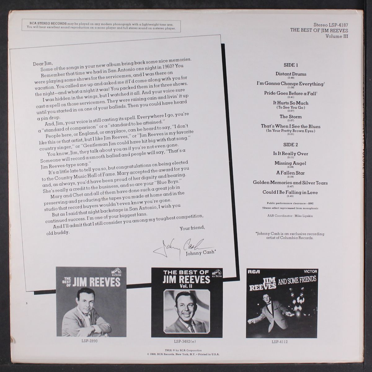 best of, vol. 3 by JIM REEVES