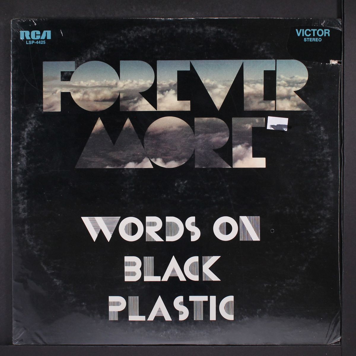 words on black plastic by FOREVER MORE