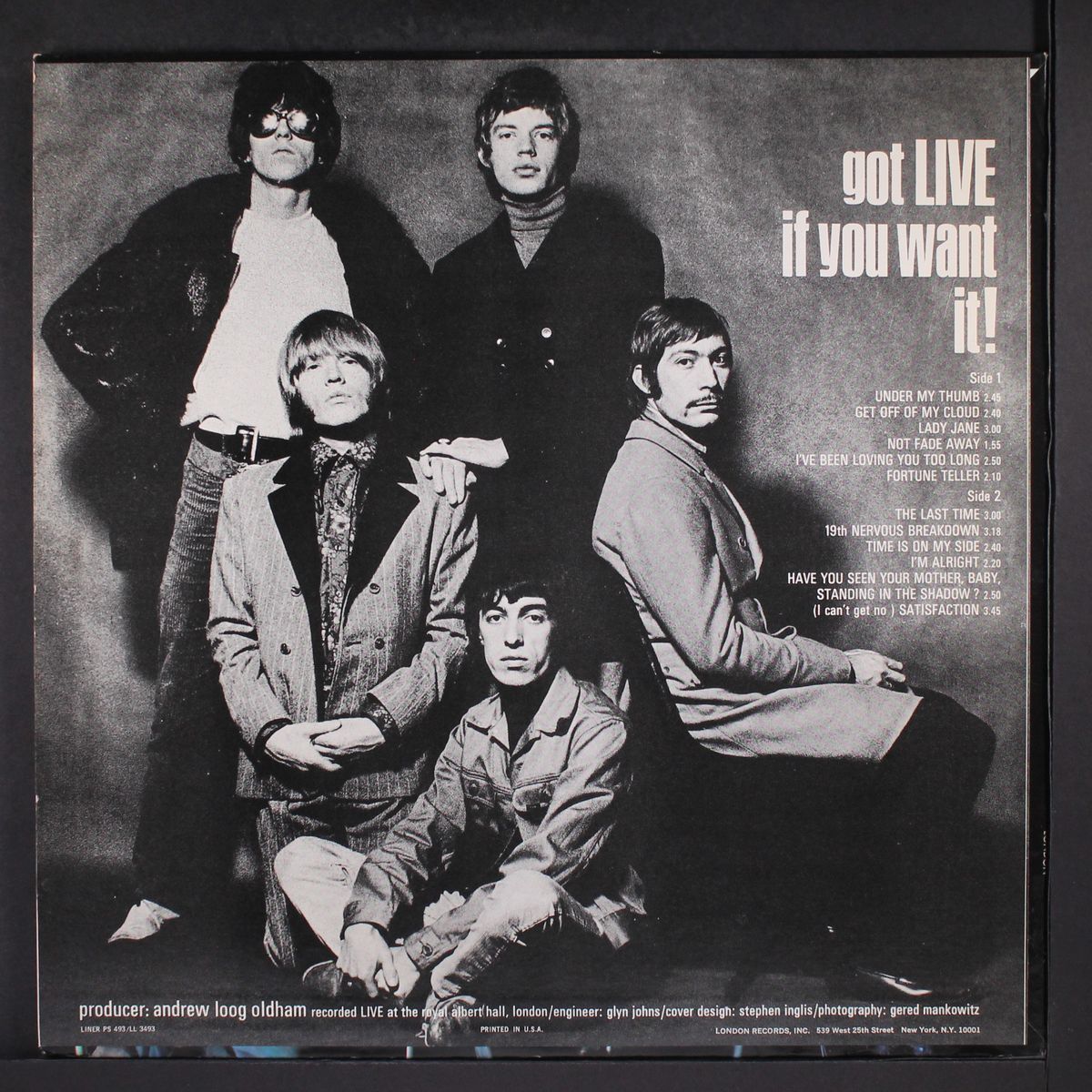 got live if you want it by ROLLING STONES