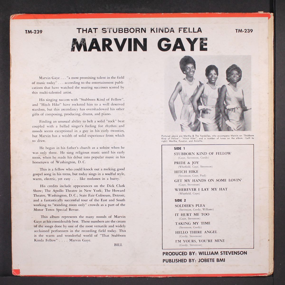 that stubborn kinda fellow by MARVIN GAYE