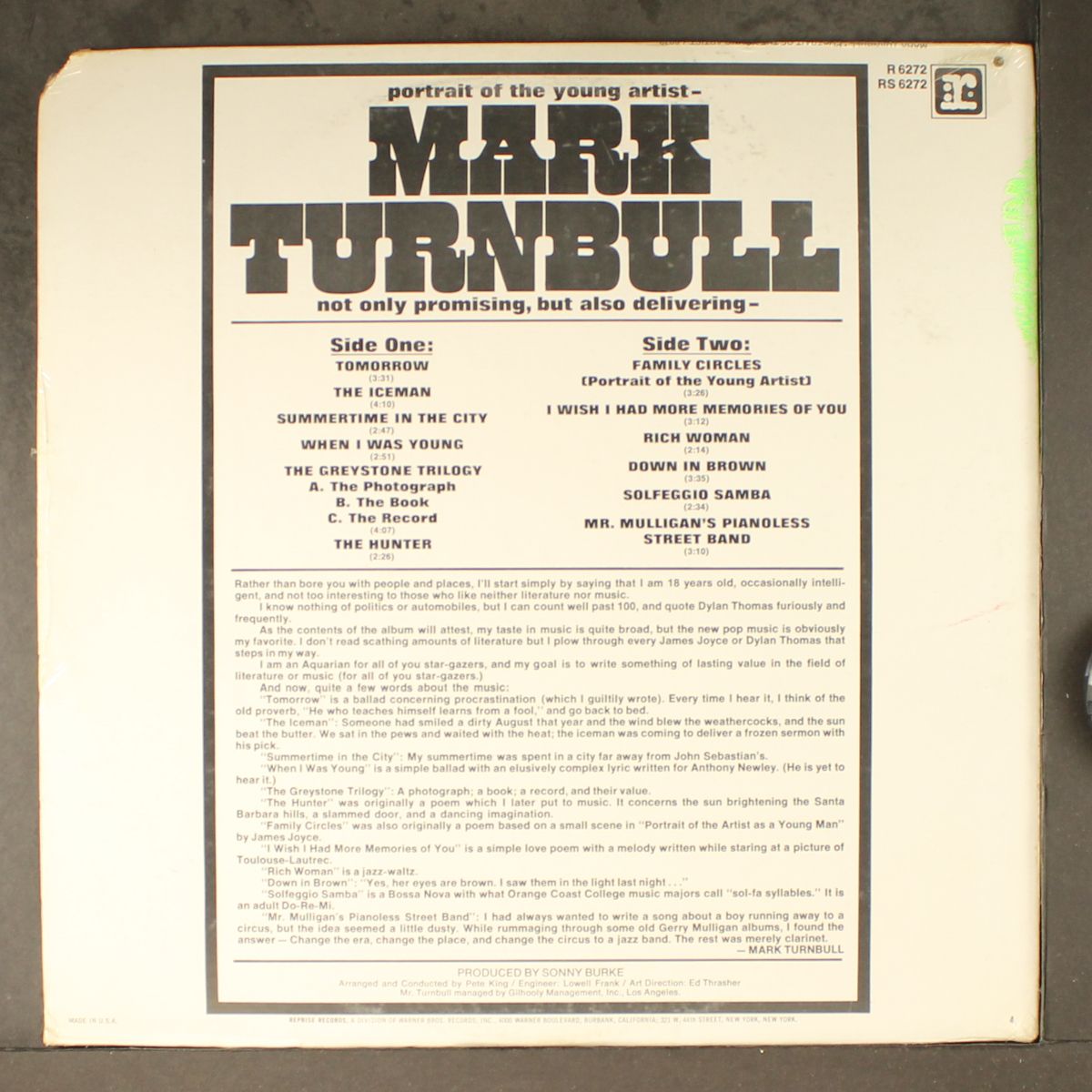 introducing mark turnbull by MARK TURNBULL