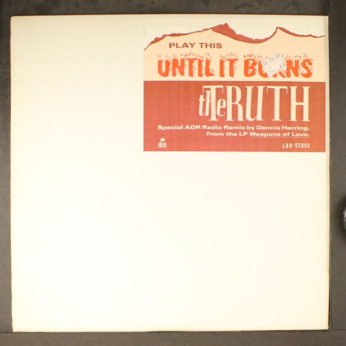 until it burns / same by TRUTH