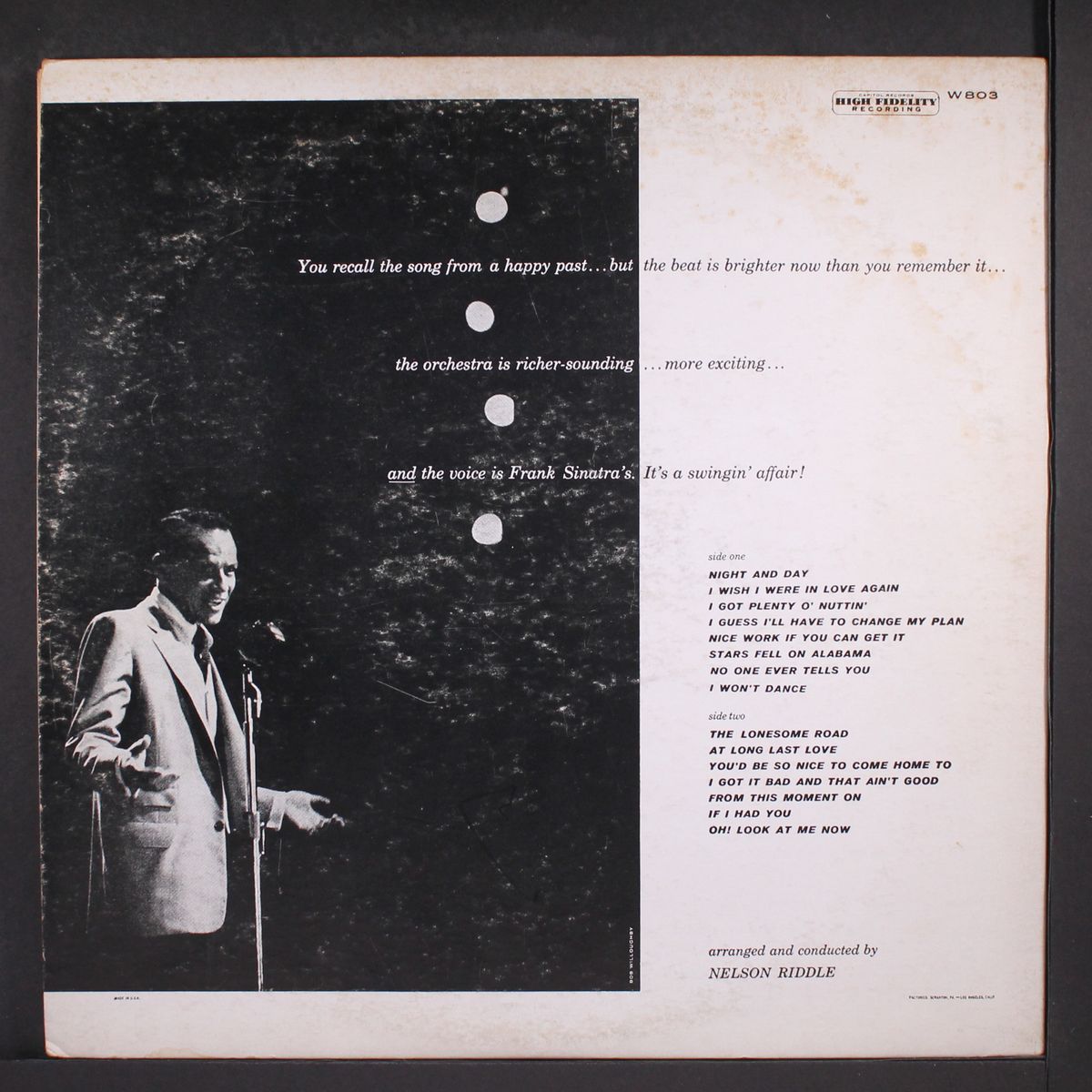 a swingin' affair! by FRANK SINATRA