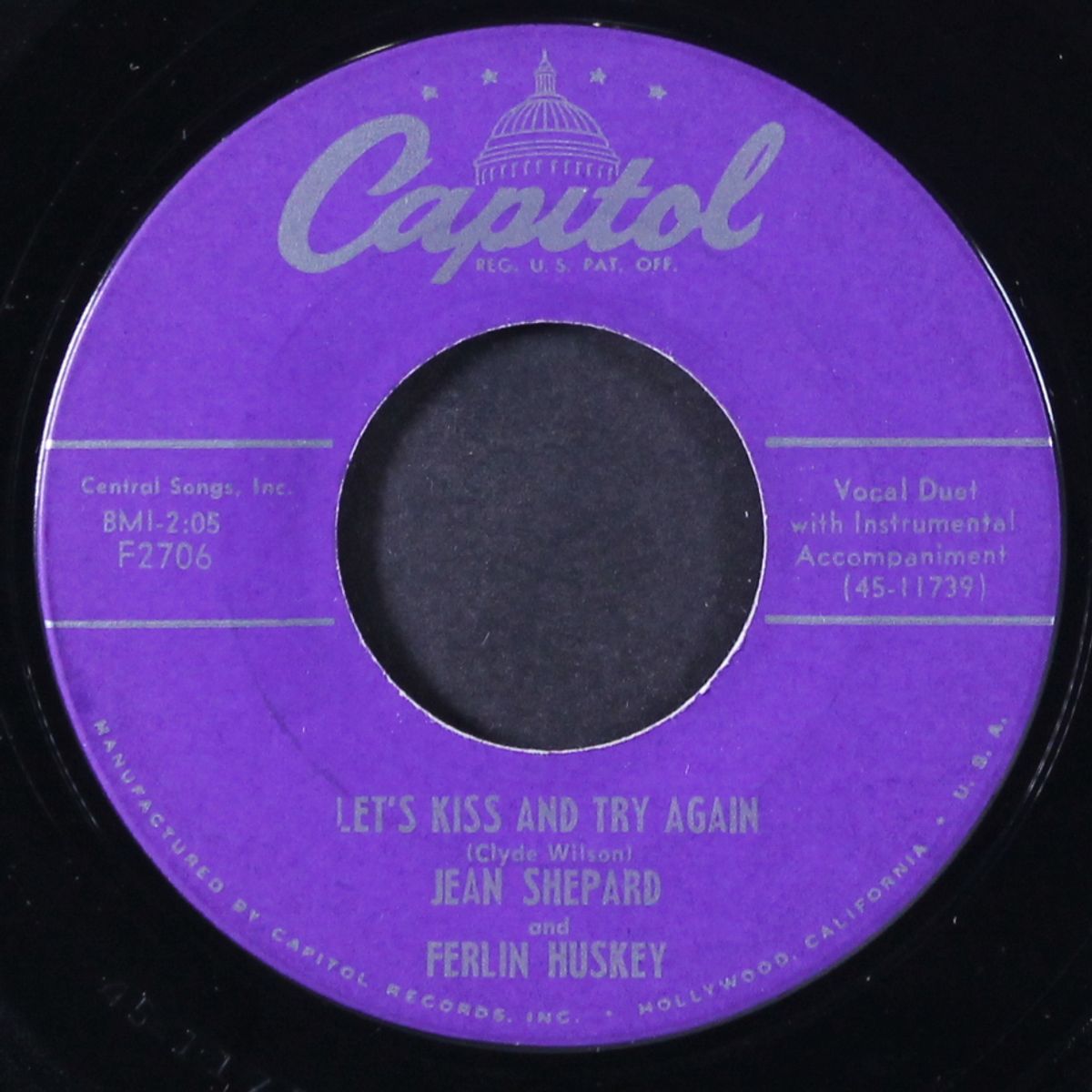 let's kiss and try again by JEAN SHEPARD
