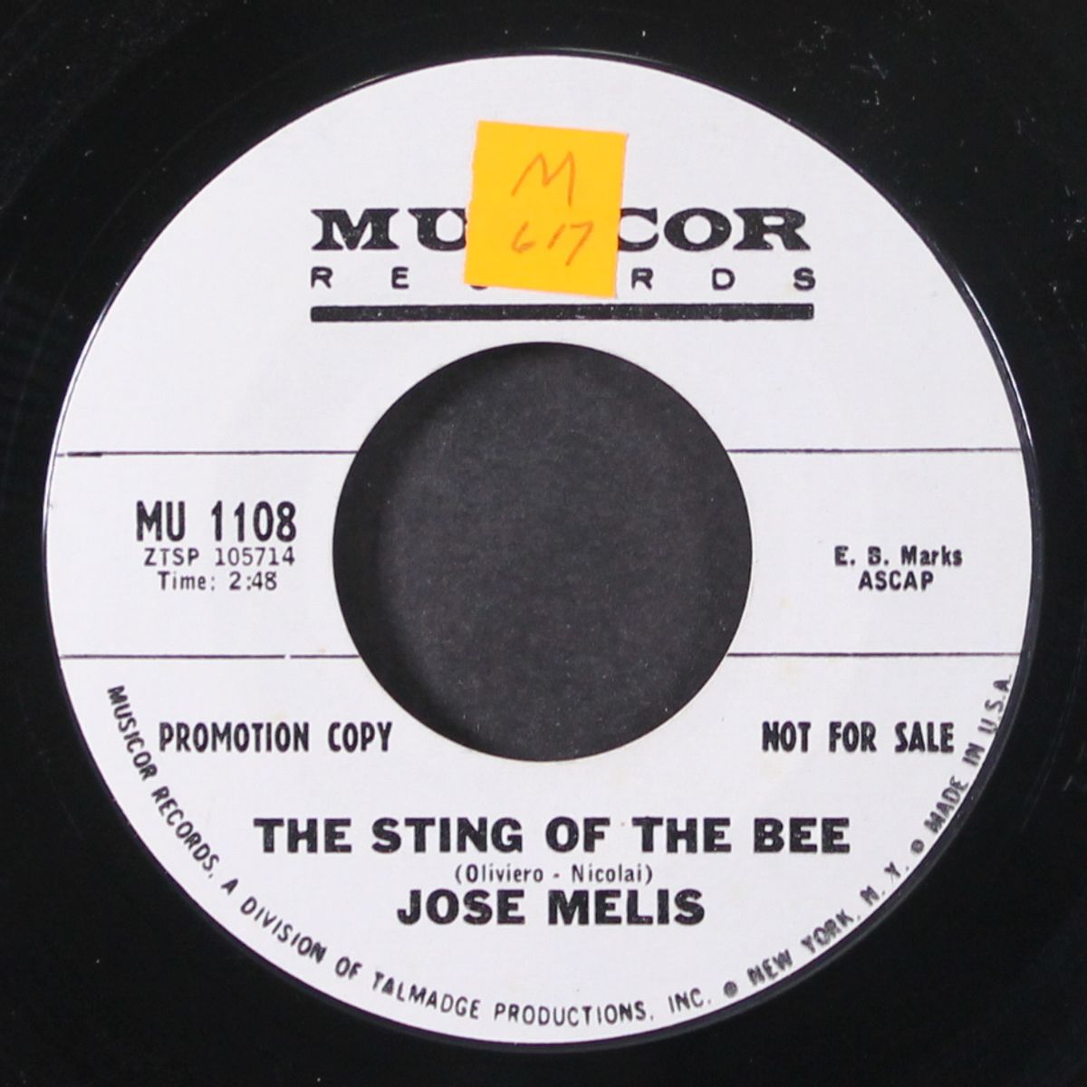 the sting of the bee / ciao -ciao (so long for now) by JOSE MELIS