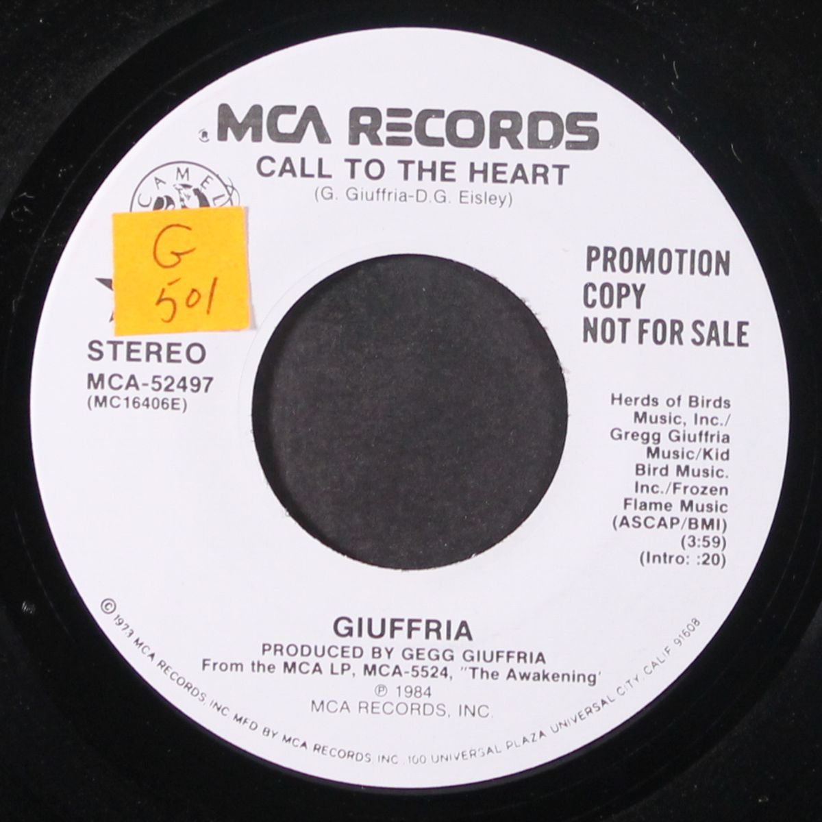 call to the heart / same by GIUFFRIA