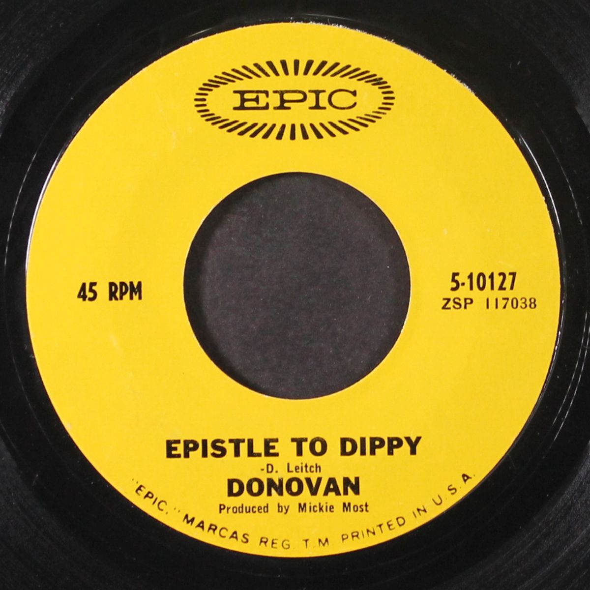 epistle to dippy / preachin' love by DONOVAN