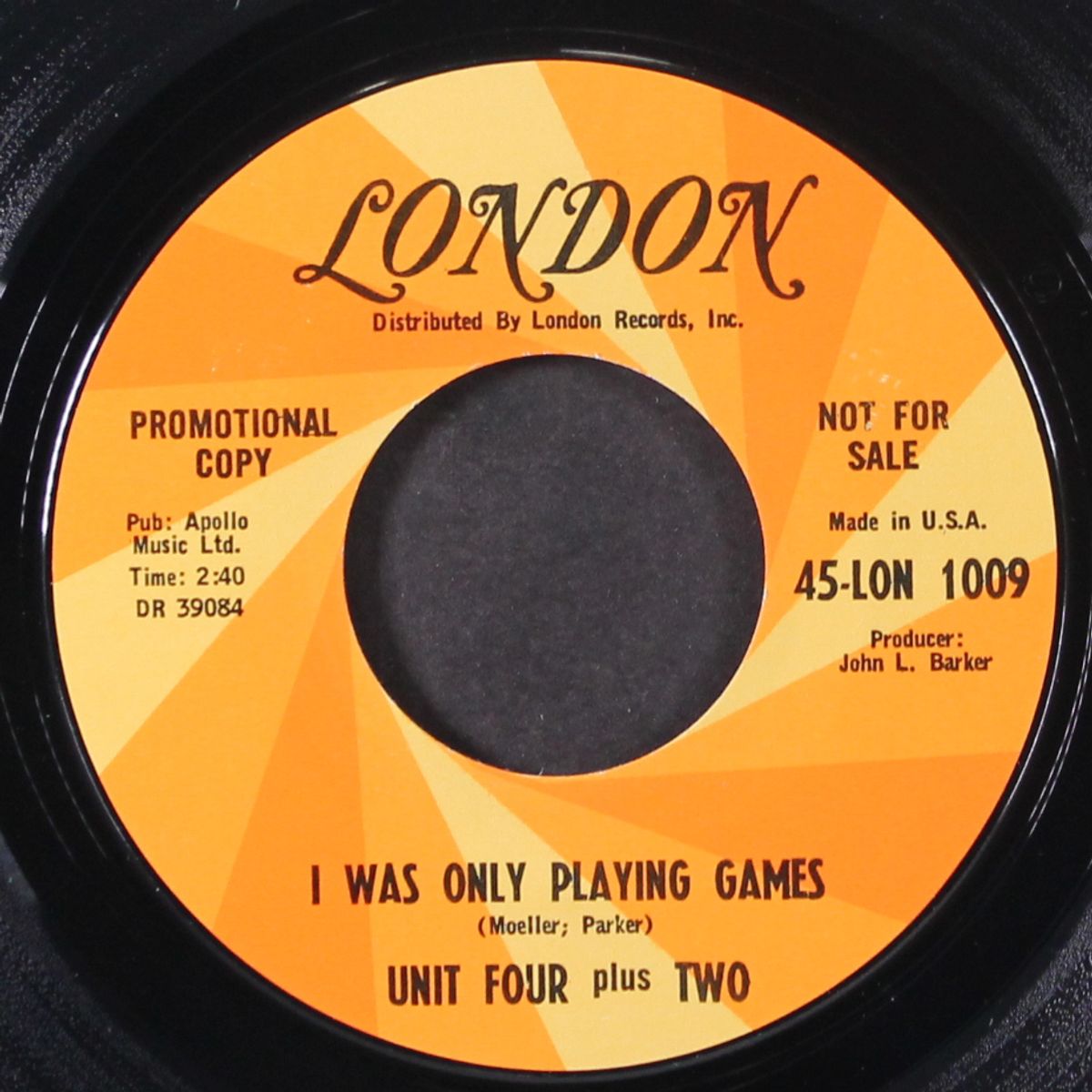 i was only playing games by UNIT FOUR PLUS TWO