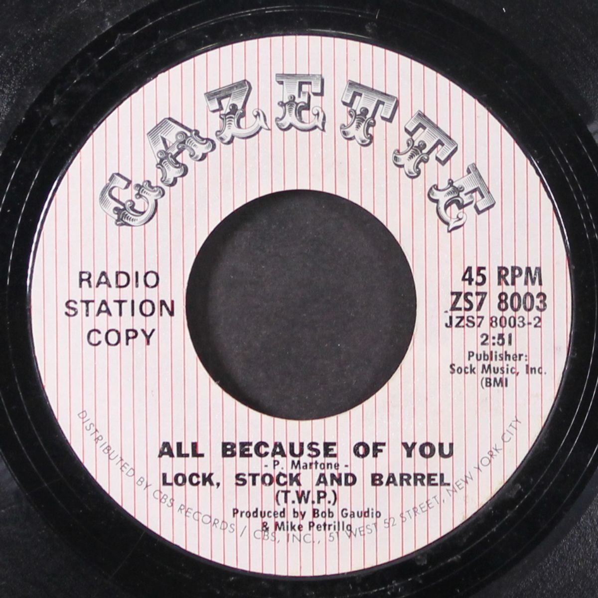 no. 1 mama / all because of you by LOCK, STOCK AND BARREL