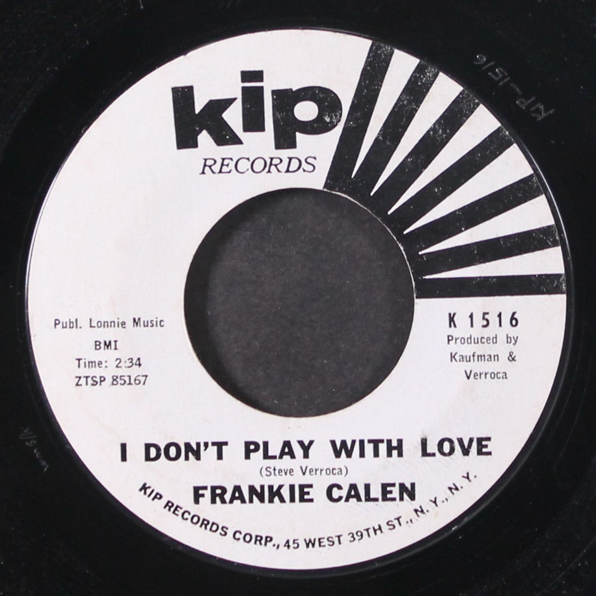 pretty dimple / i don't play with love by FRANKIE CALEN