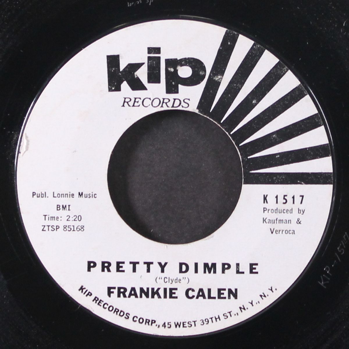 pretty dimple / i don't play with love by FRANKIE CALEN