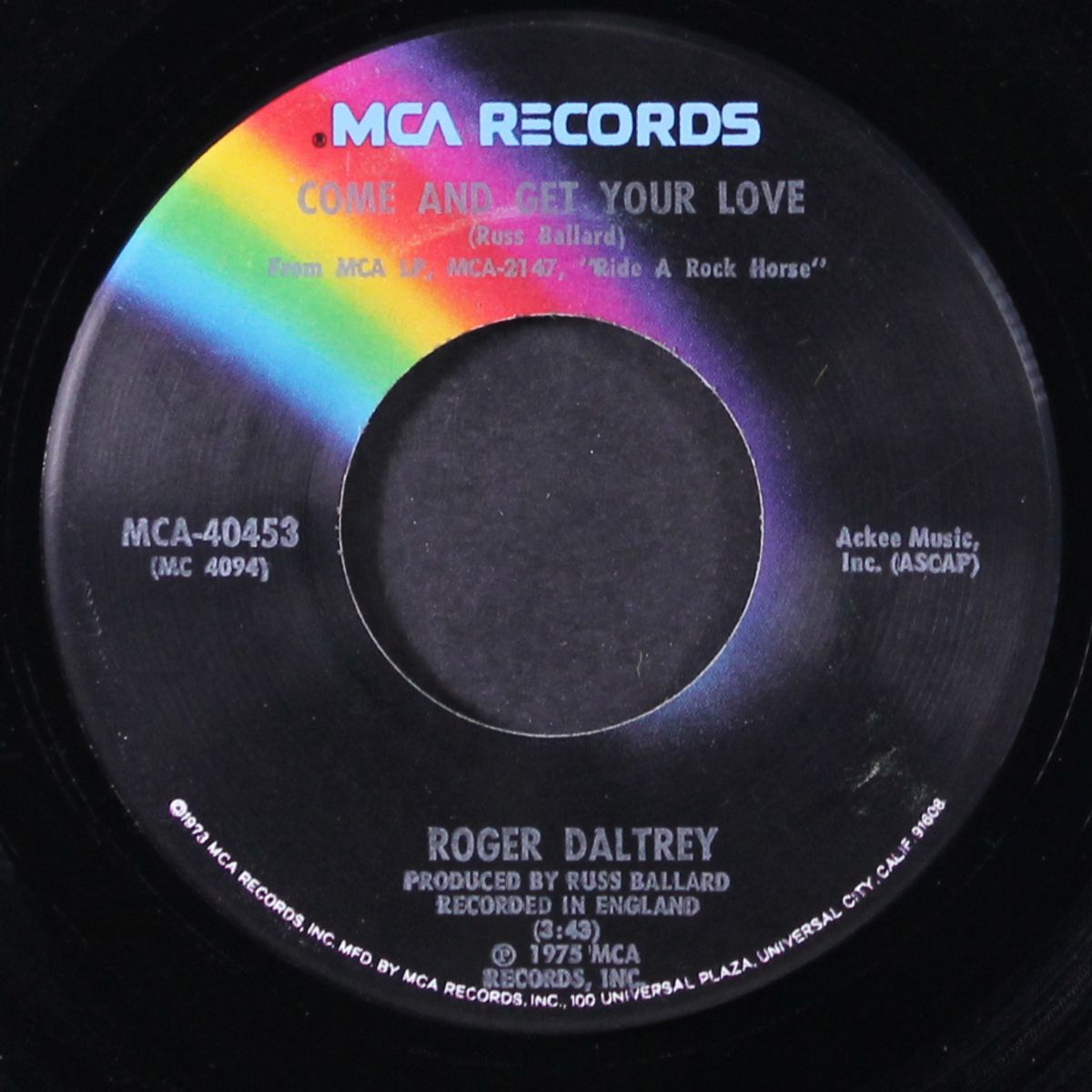 come and get your love by ROGER DALTREY