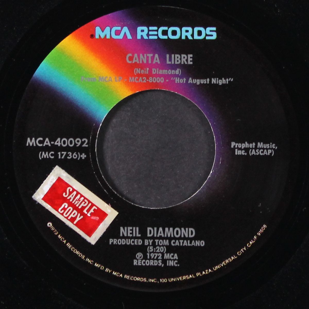 the last thing on my mind / canta libre by NEIL DIAMOND
