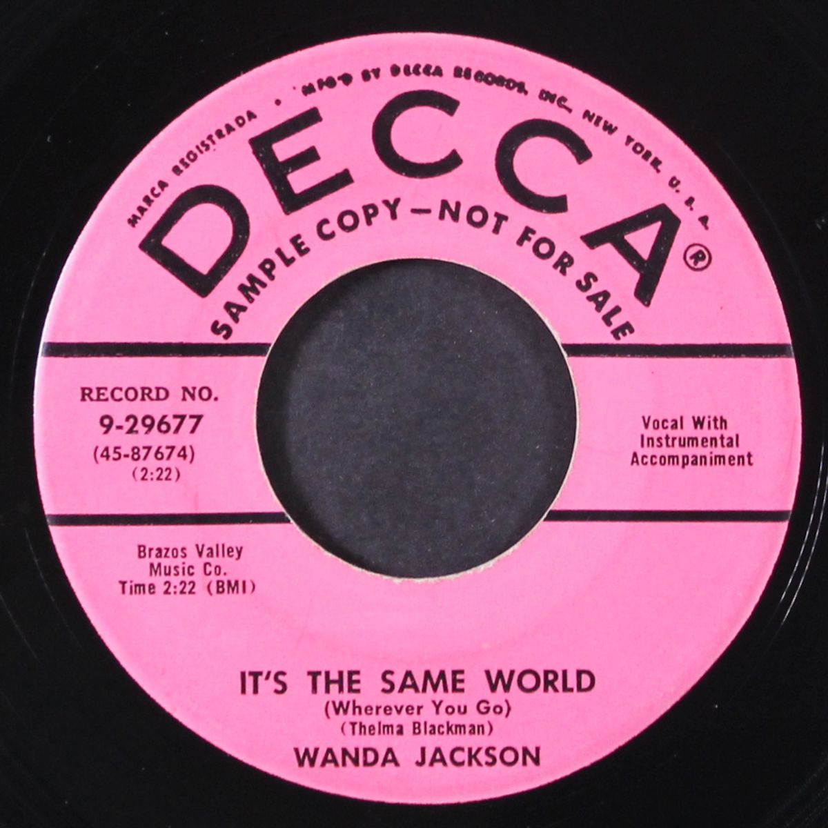 don't do the things he'd do by WANDA JACKSON