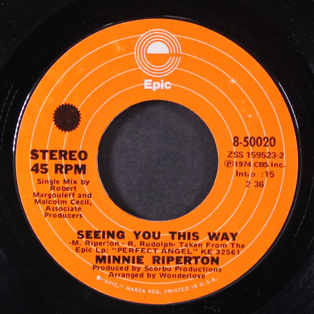 seeing you this way / the edge of a dream by MINNIE RIPERTON
