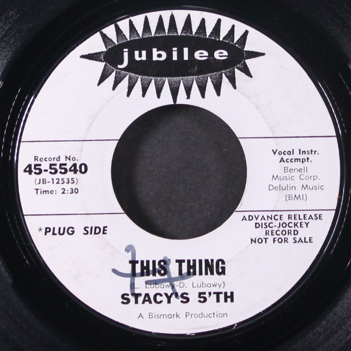 my lovin' baby / this thing by STACY'S 5'TH