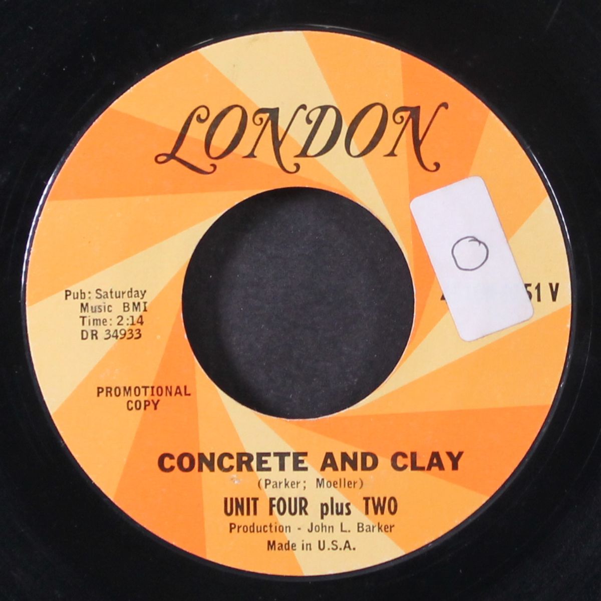 concrete and clay / when i fall in love by UNIT FOUR PLUS TWO