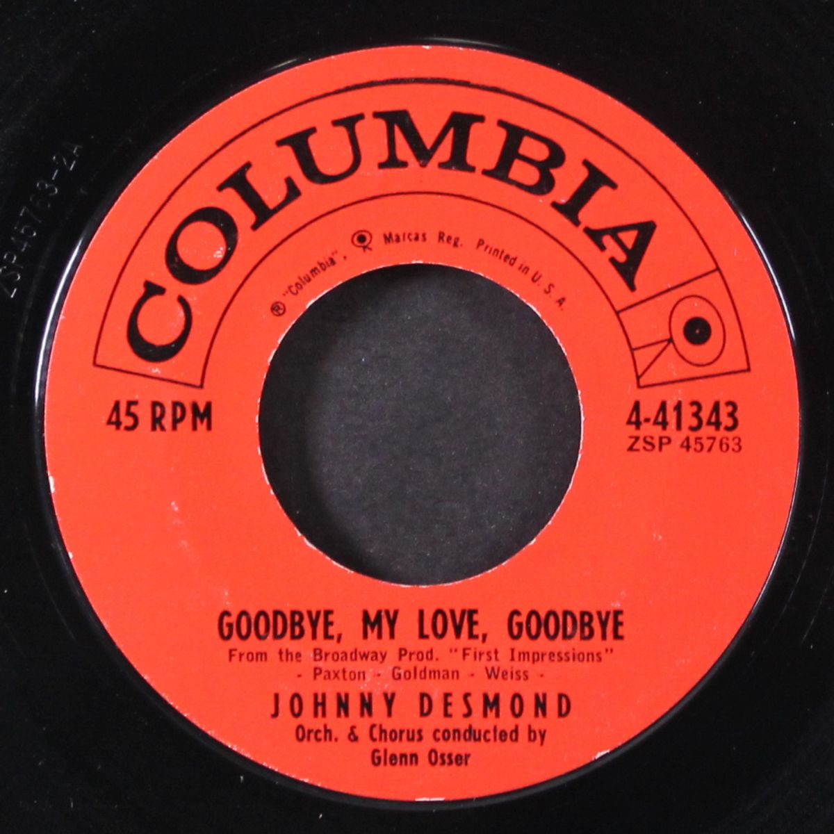 goodbye my love goodbye by JOHNNY DESMOND