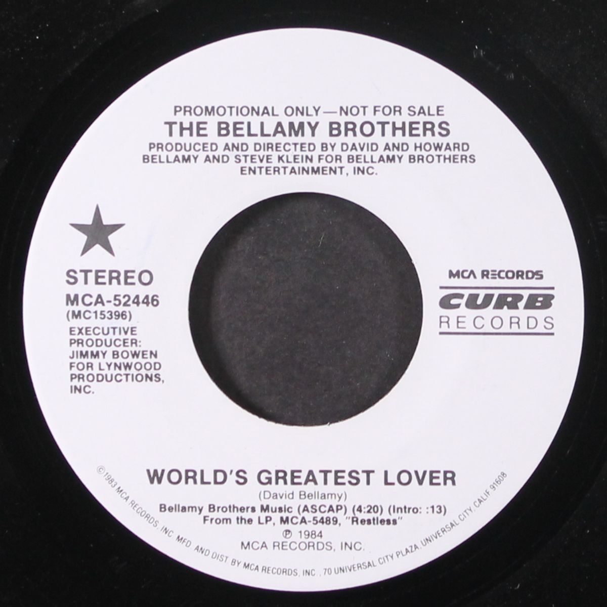 world's greatest lover / short by BELLAMY BROTHERS