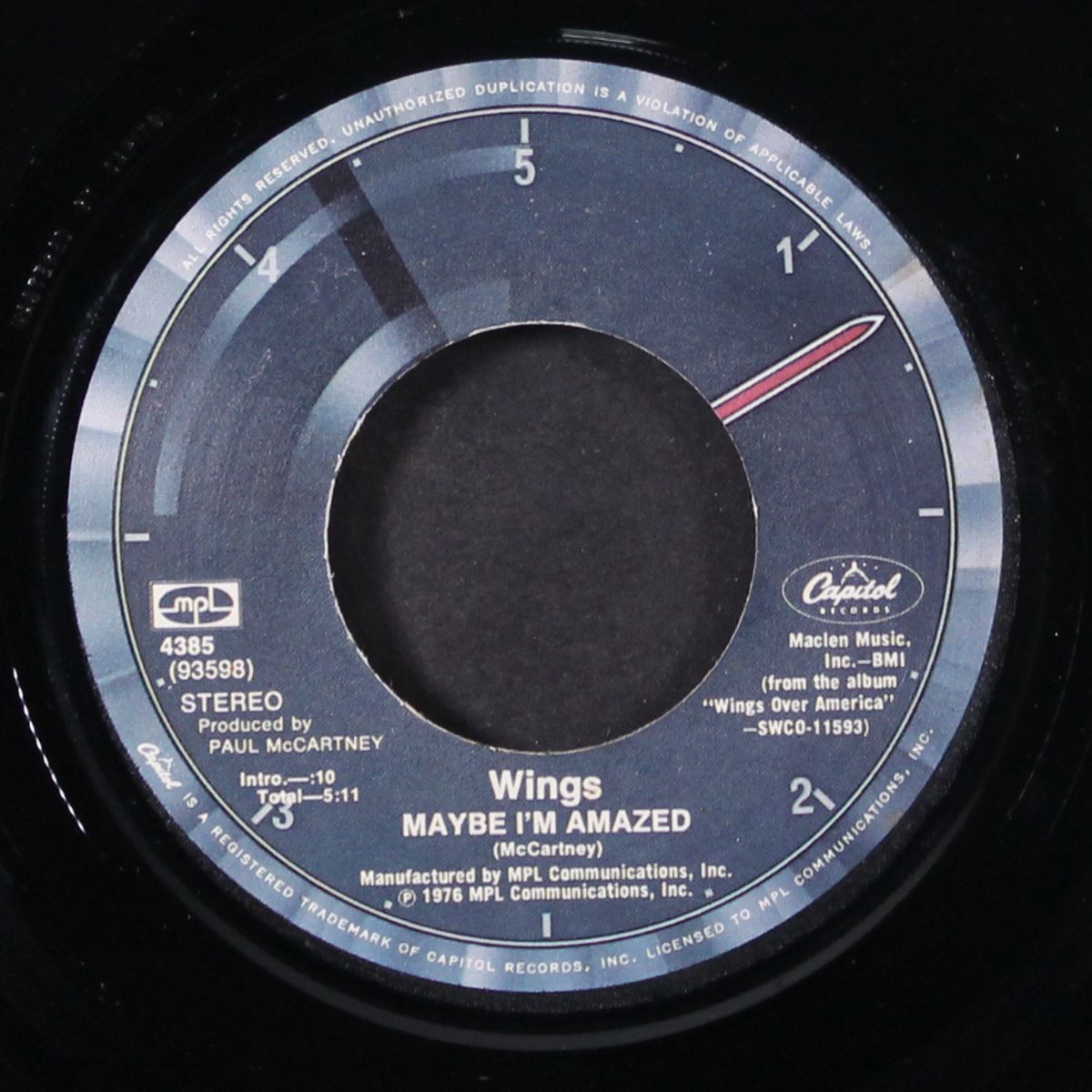 maybe i'm amazed / soily by WINGS