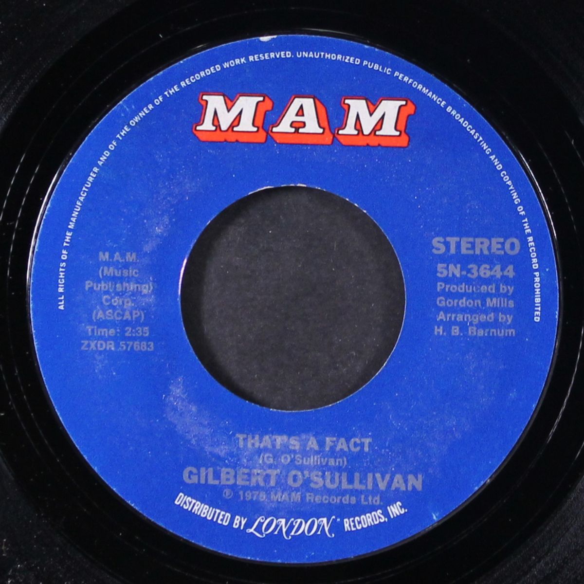 i don't love you but i think i like you by GILBERT O'SULLIVAN