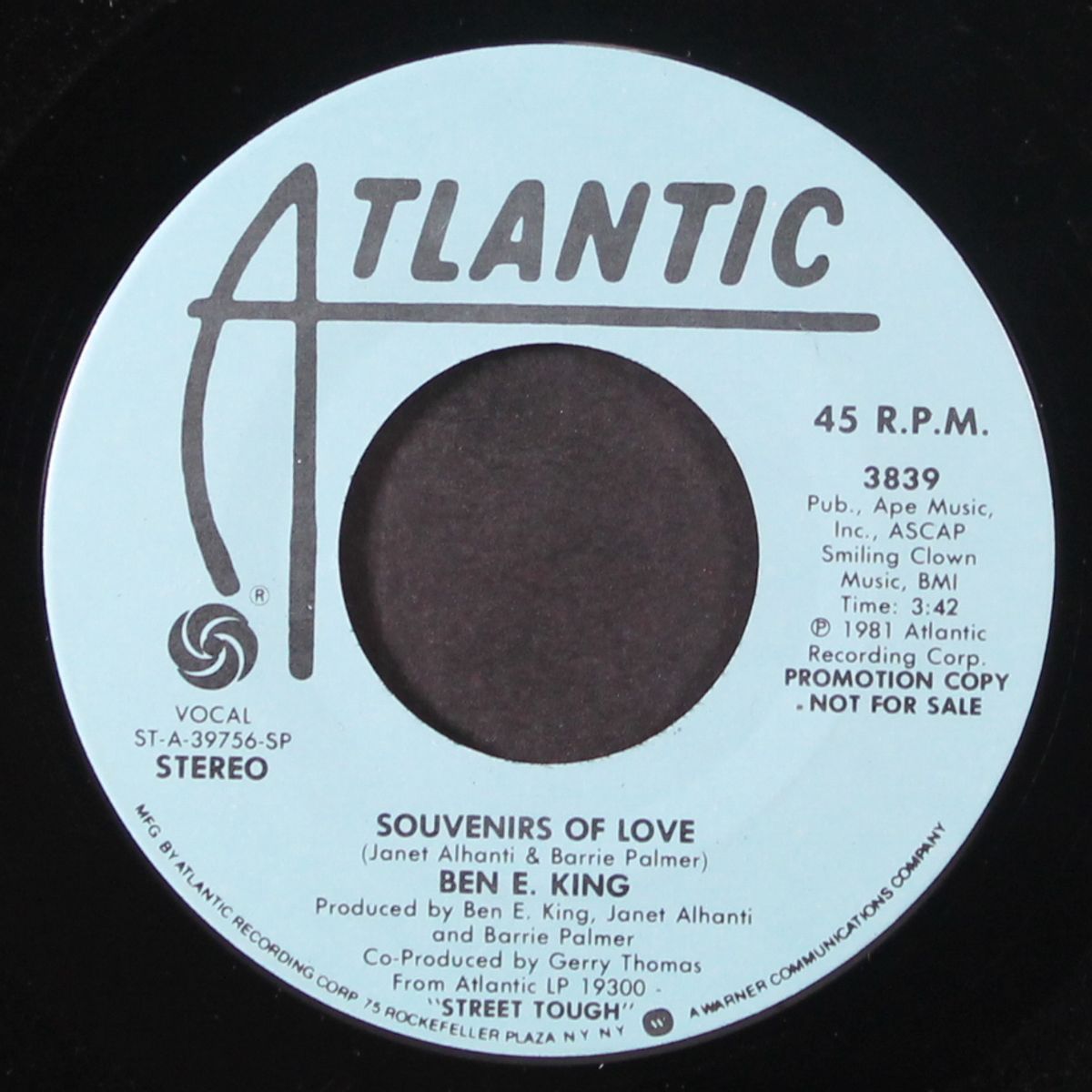 souvenirs of love / mono by BEN E. KING