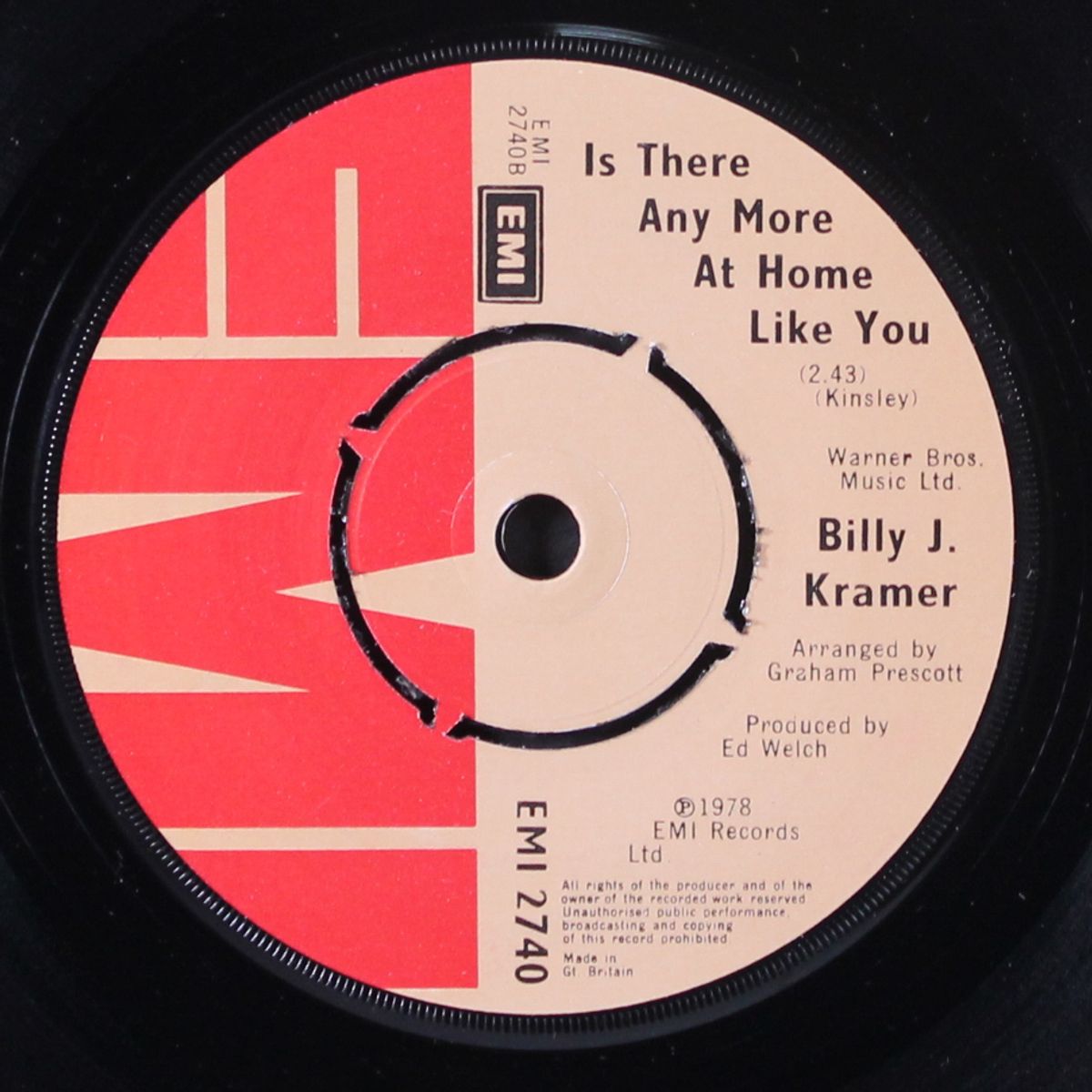ships that pass in the night / is there anymore at home like you? by BILLY J. KRAMER