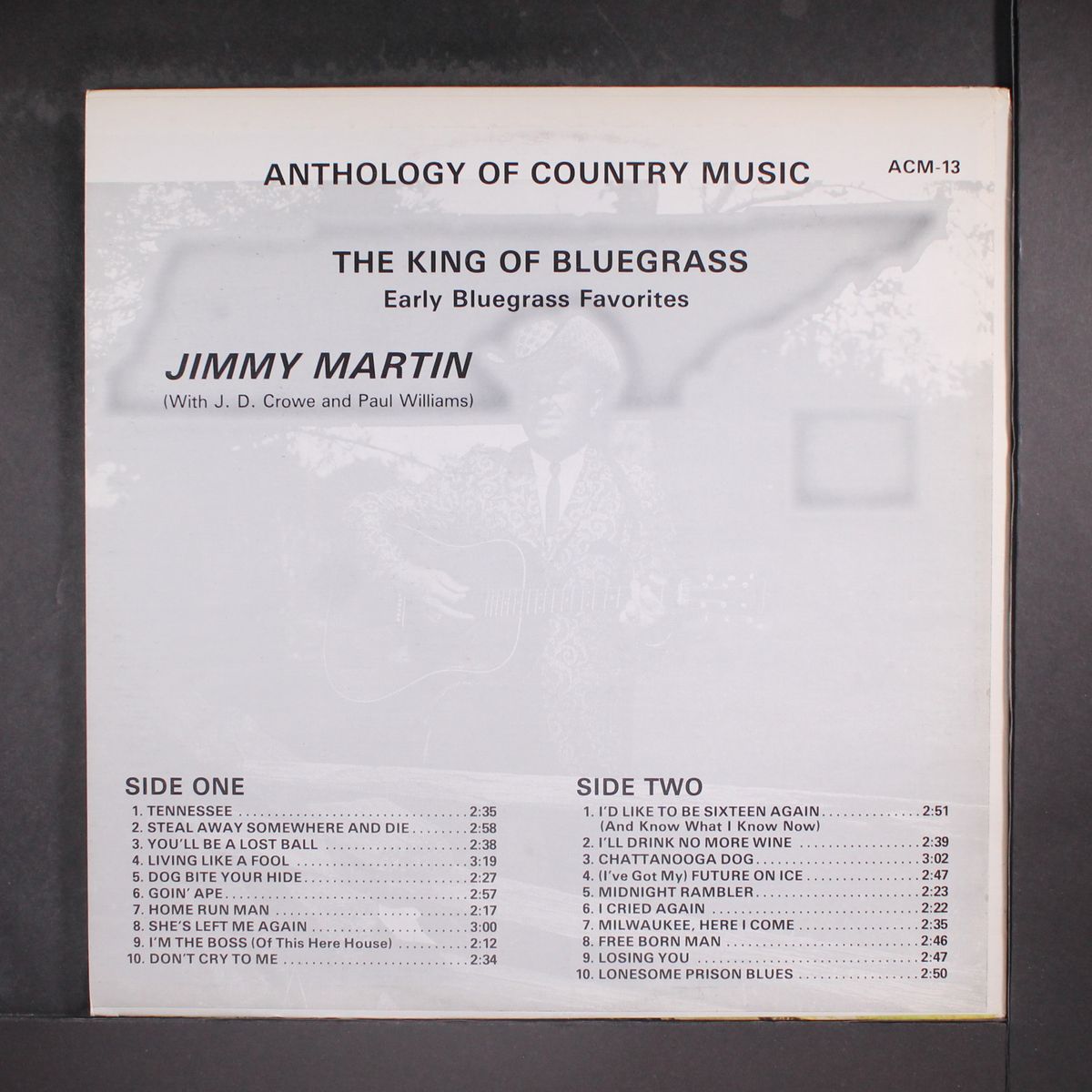 early bluegrass favorites by JIMMY MARTIN