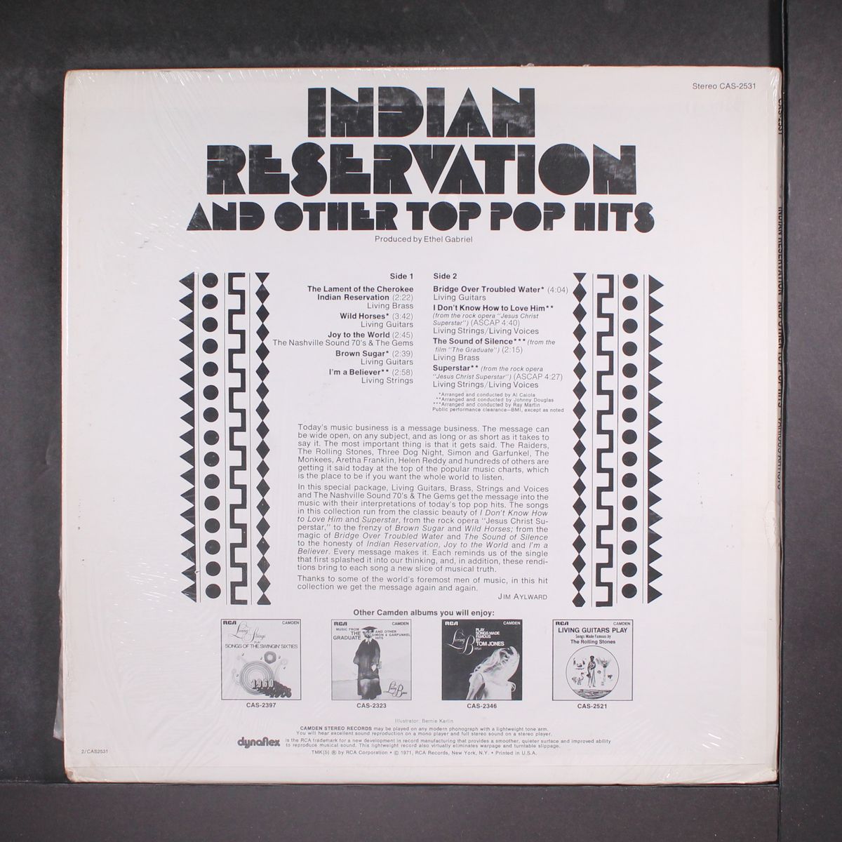 indian reservation and other top pop hits by VARIOUS