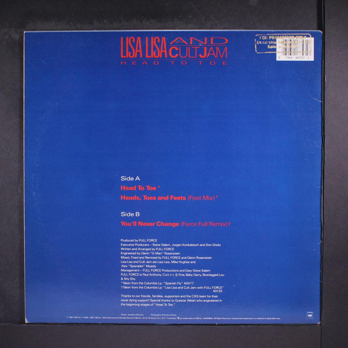 head to toe by LISA LISA & CULT JAM