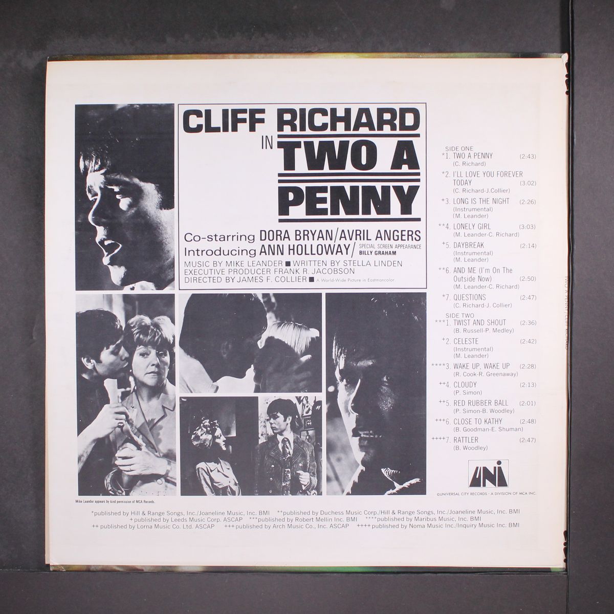 two a penny by CLIFF RICHARD