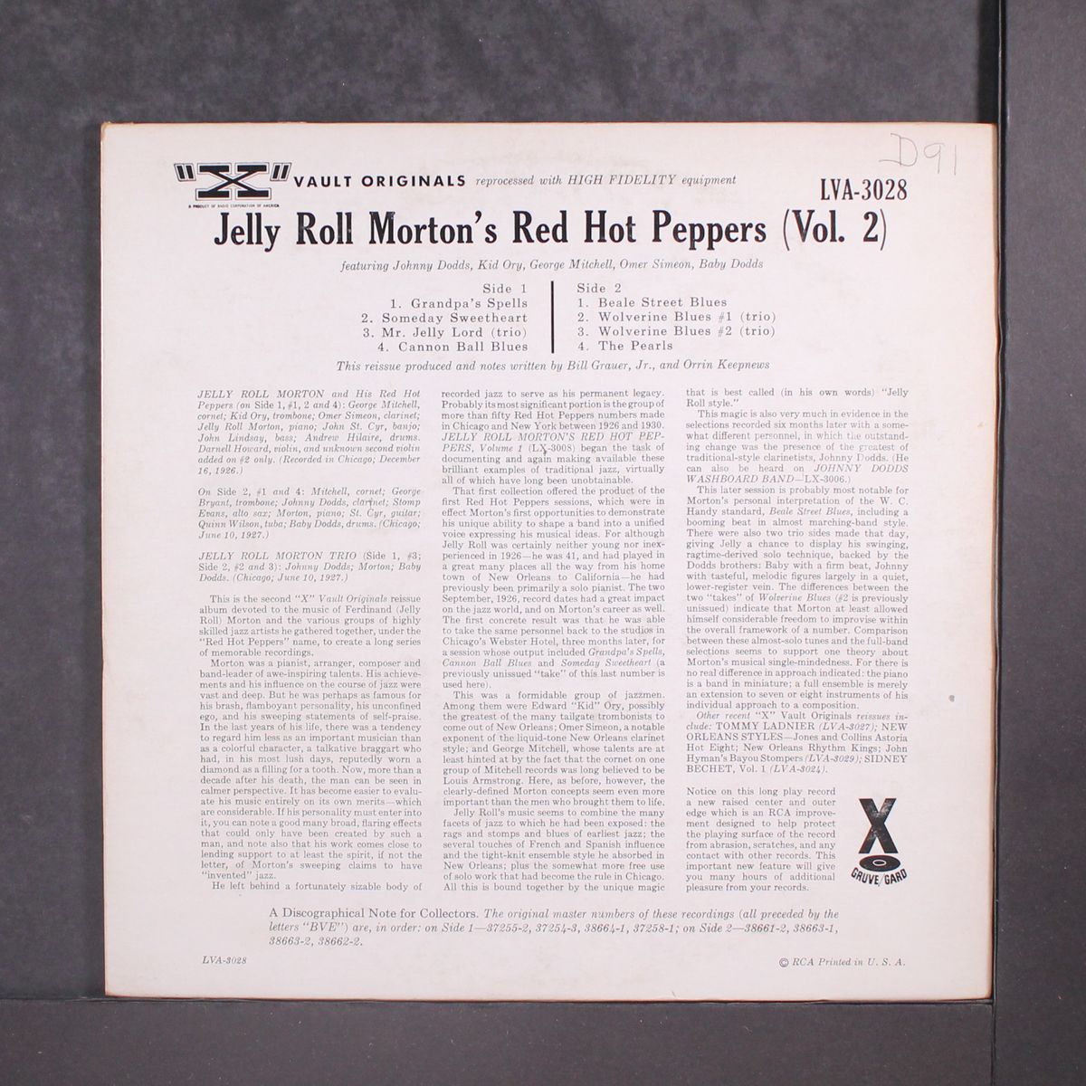 jelly roll morton's red hot peppers, vol. 2 by JELLY ROLL MORTON