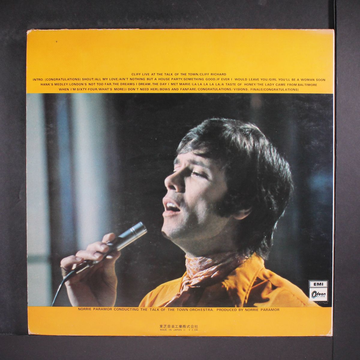 live at talk of the town by CLIFF RICHARD