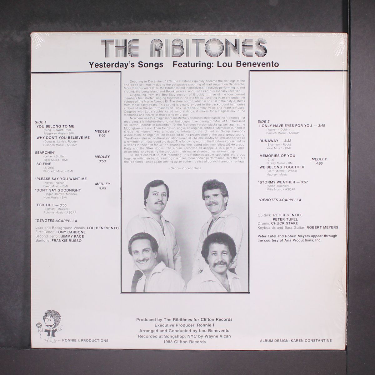 yesterday's song by RIBITONES