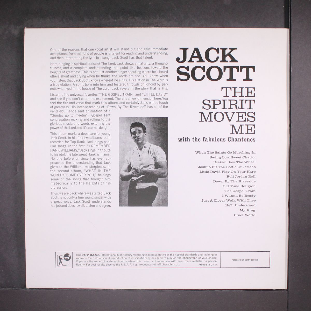 the spirit moves me by JACK SCOTT
