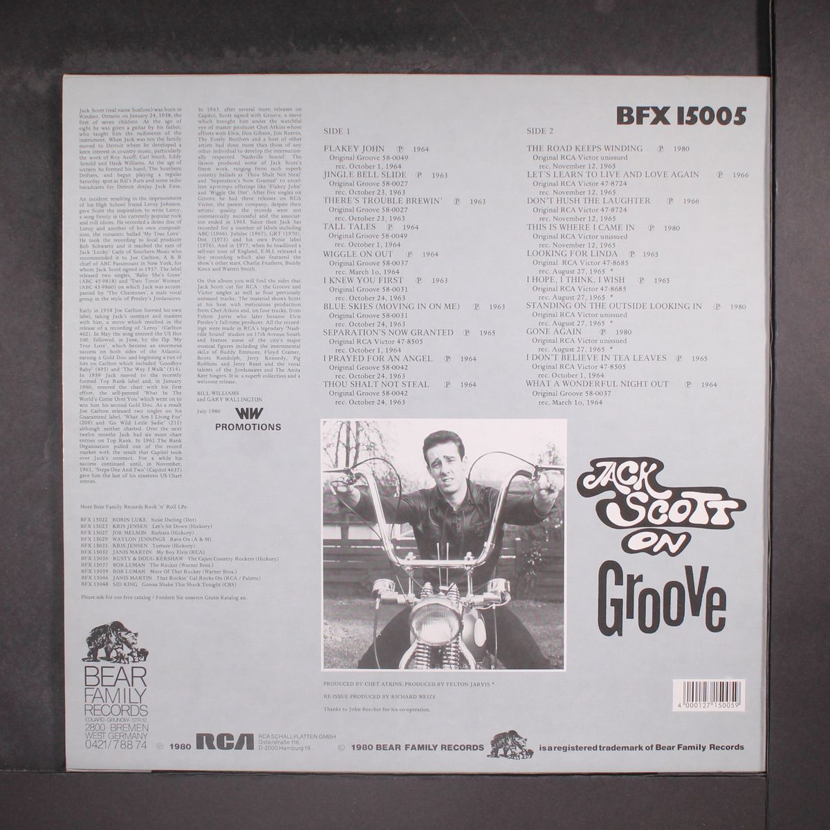 on groove by JACK SCOTT