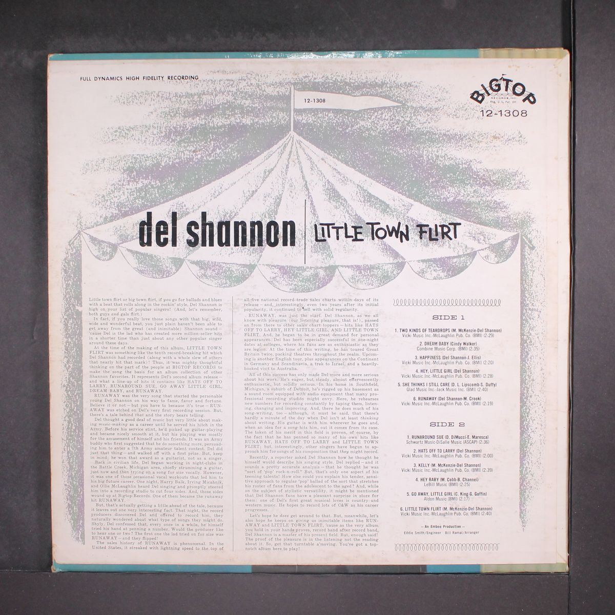 little town flirt by DEL SHANNON