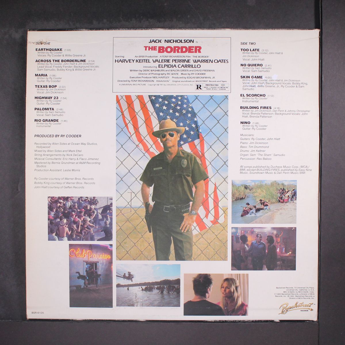 the border soundtrack by RY COODER