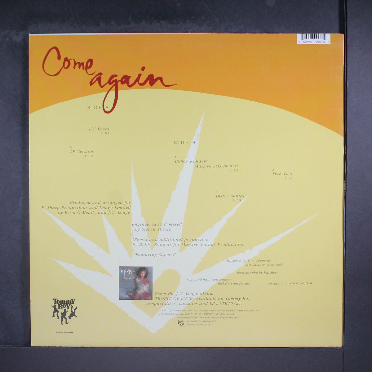 come again by JC LODGE