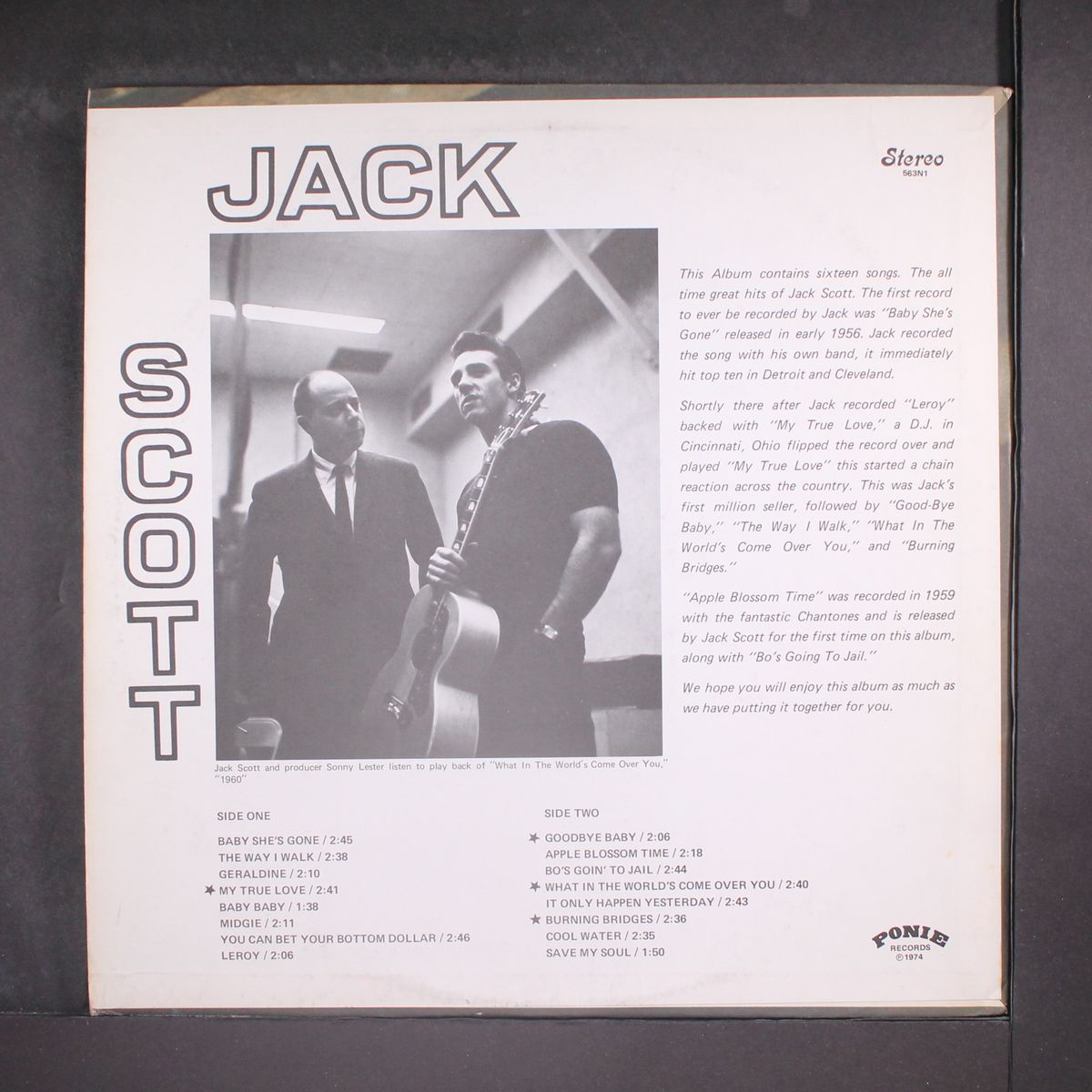 jack scott by JACK SCOTT